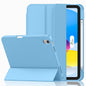 iMieet Case for iPad (A16)/iPad 10th Generation [11-Inch 2025/10.9 Inch 2022], Trifold Stand Smart Cover with Pencil Holder and Soft TPU Back, Supports Touch ID(Black)