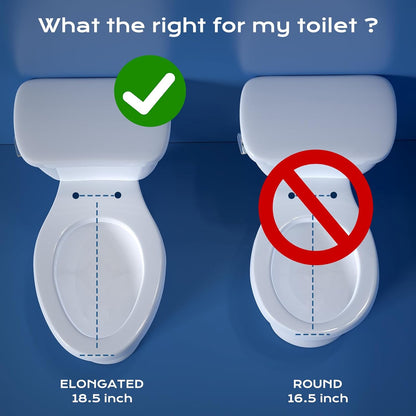 Upgrade Your Bathroom Experience with the Clirass Elongated Bidet Toilet Seat