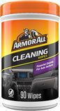 Armor All Car Cleaning Wipes 90-Count - Convenient Car Interior, Dashboard, Leather, Fabric & Vinyl Wipes, Gift for Car Lovers