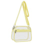 Clear Bag for Stadium Events Clear Sports Fan Handbags Purses with Adjustbale Strap for Concerts Festivals Game Day