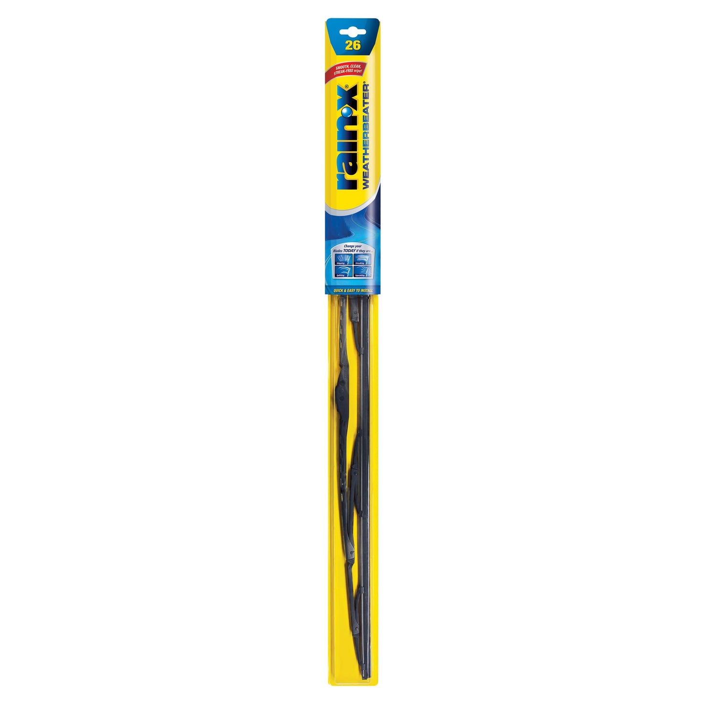 Rain-X 820149 WeatherBeater Wiper Blades, 22" Windshield Wipers (Pack of 2), Automotive Replacement Windshield Wiper Blades That Meet Or Exceed OEM Quality And Durability