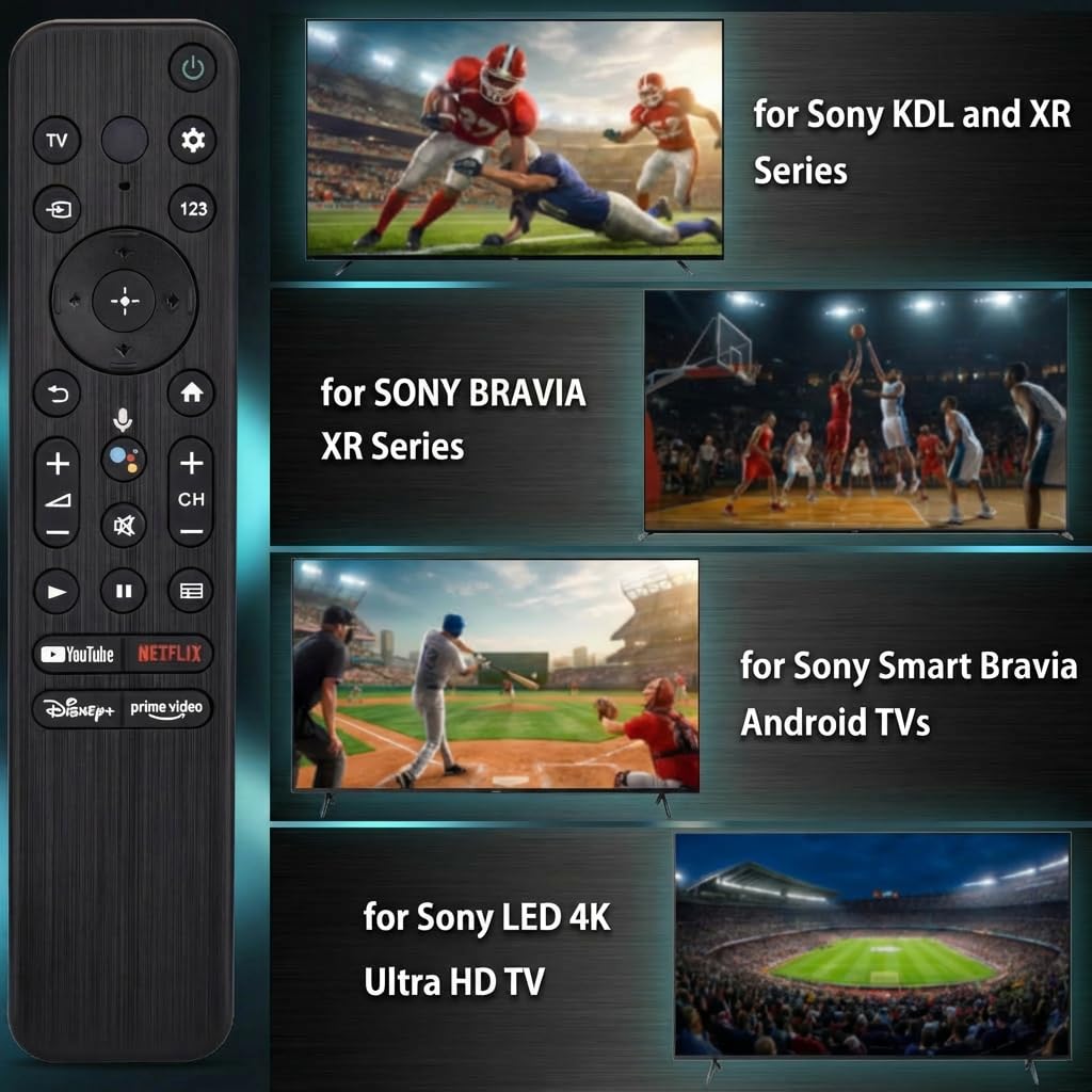 Replacement for Apple TV Remote,for Apple 4K/ Gen 1 2 3 4/ HD,A2169 A1842 A1625 A1427 A1469 A1378 A1218