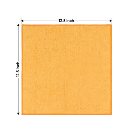 HOMEXCEL Microfiber Cleaning Cloth 12 Pack, 12.5 x 12.5 inch Microfiber Towels for Cars, Ultra Absorbent Car Washing Cloth, Lint Free Streak Free Cleaning Rags for Car, Kitchen, and Window (Grey)