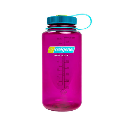 Nalgene 32 oz Wide Mouth Water Bottle | BPA-Free, Durable & Leak Proof, Lightweight Bottle for Hiking & Gym, Work & Travel