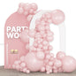 PartyWoo Light Pink Balloons 100 pcs Different Sizes of 36 18 12 10 5 Inch Pastel Baby Pale Pink Balloon Arch Kit Garland for Baby Shower Valentine's Day Princess Birthday Party Decorations Pink-Y48