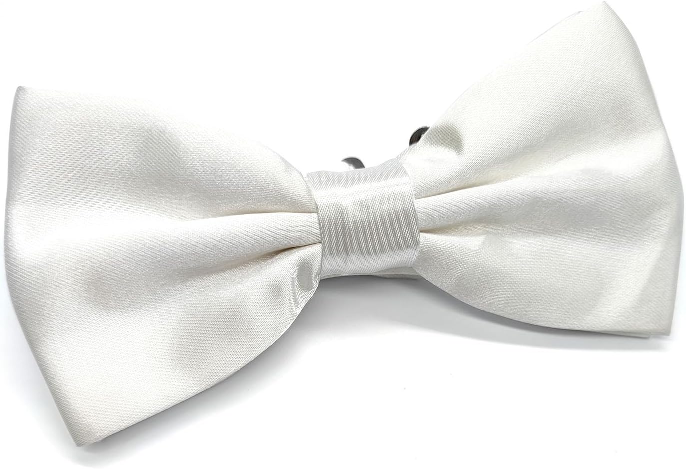 Verstellbare Herren-Fliege, einfarbig, doppelt gefaltet, vorgebunden für Dinner, Hochzeiten, Partys, Business, Bälle