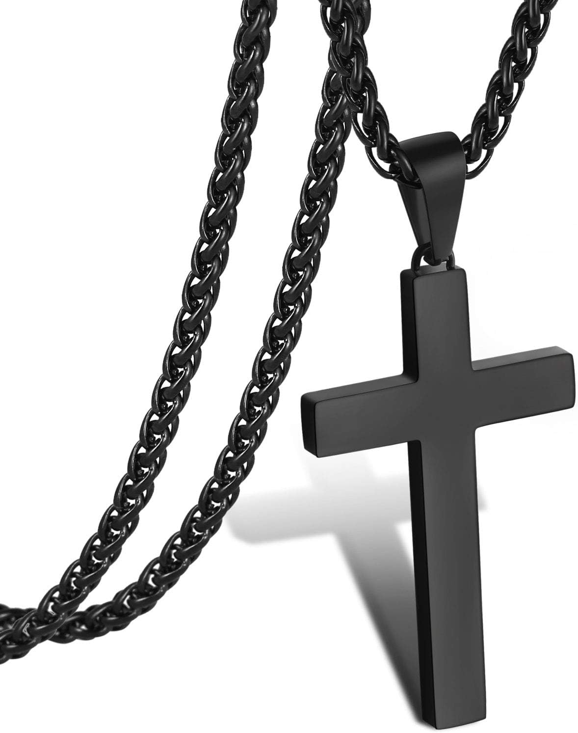 Plain Cross-Black