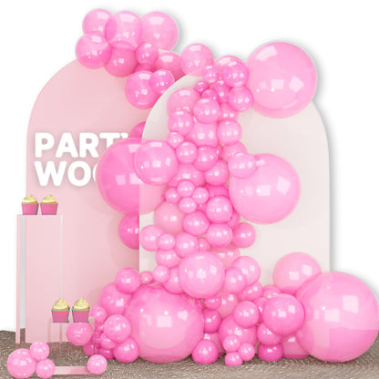 PartyWoo White Balloons 140 pcs Different Sizes of 18 12 10 5 Inch White Balloons Arch Kit Garland for Wedding Baby Shower Birthday Bridal Shower Graduation Engagement Party Decorations White-Y13
