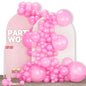 PartyWoo White Balloons 140 pcs Different Sizes of 18 12 10 5 Inch White Balloons Arch Kit Garland for Wedding Baby Shower Birthday Bridal Shower Graduation Engagement Party Decorations White-Y13
