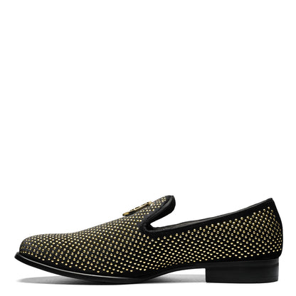 Stacy Adams Men's Swagger Studded Ornament Slip-on Driving Style Loafer