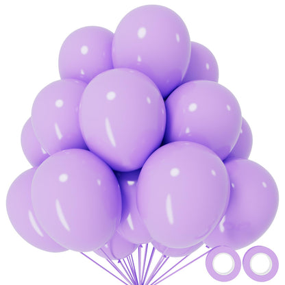 110pcs Black Balloon 12 inch, Black Latex Balloons for Birthday Party Baby Shower Wedding(with 2 Ribbons).