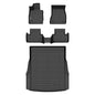 GINOWY-Floor Mats for Toyota 4Runner 1996-2002,1st+2nd Row,TPE All Weather Car Mats Custom Fit Rubber Floor Liners Car Accessories for Toyota 4Runner