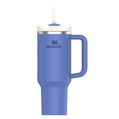 Stanley Quencher H2.0 Tumbler with Handle and Straw 40 oz | Flowstate 3-Position Lid | Cup Holder Compatible for Travel | Insulated Stainless Steel Cup | BPA-Free | Almond Rose