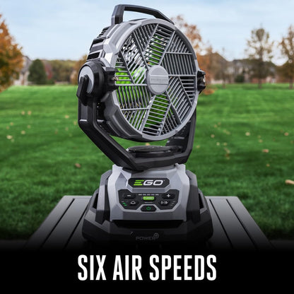 EGO POWER+ Portable Misting Fan, Outdoor Electric 18" 5 Speed Fan, Battery and Charger Not Included - FN1800
