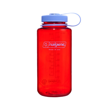 Nalgene 32 oz Wide Mouth Water Bottle | BPA-Free, Durable & Leak Proof, Lightweight Bottle for Hiking & Gym, Work & Travel