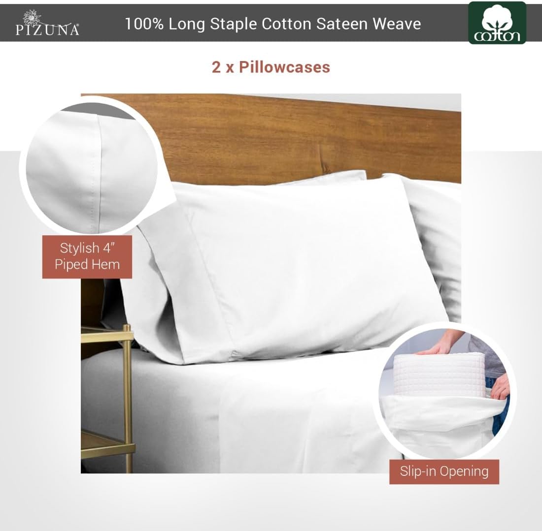 Pizuna Cotton King Pillow Cases Review: A Game-Changer for Better Sleep