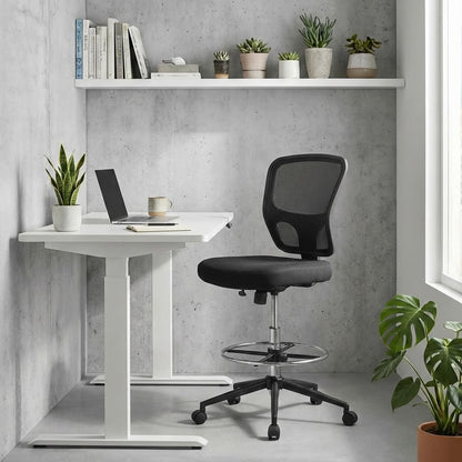 Elevate Your Workspace with the HYLONE Armless Drafting Chair