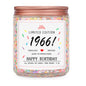 Homsolver 40th Birthday Gifts for Women Ideas, Decorations Gifts for 40 Year Old Woman, 40th Birthday Candles - Limited Edition 1986 Handmade (Vanilla Birthday Cake Scent with Sprinkles)
