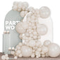 PartyWoo White Balloons 140 pcs Different Sizes of 18 12 10 5 Inch White Balloons Arch Kit Garland for Wedding Baby Shower Birthday Bridal Shower Graduation Engagement Party Decorations White-Y13