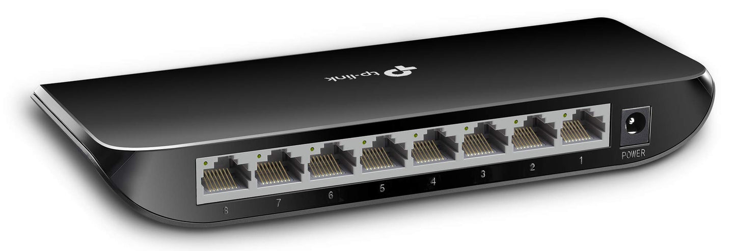 TP-Link Litewave 5 Port Gigabit Ethernet Switch | Desktop Ethernet Splitter | Unshielded Network Switch | Plug & Play | Fanless Quiet | Unmanaged (LS1005G)