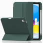 iMieet Case for iPad (A16)/iPad 10th Generation [11-Inch 2025/10.9 Inch 2022], Trifold Stand Smart Cover with Pencil Holder and Soft TPU Back, Supports Touch ID(Black)