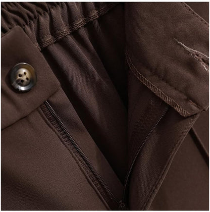 Women Chic Office Straight Pants