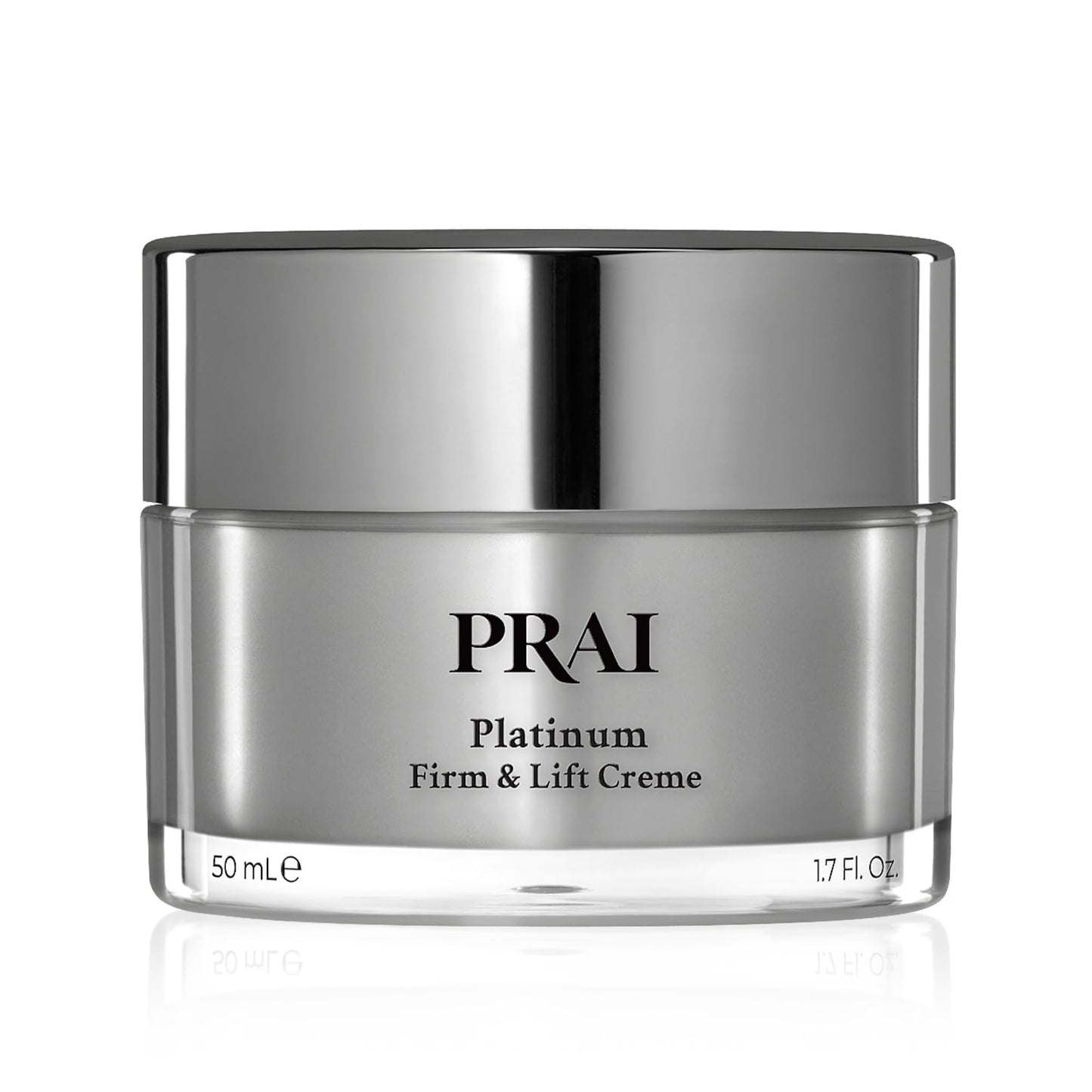 PRAI Platinum Firm & Lift Night Creme 50ml - Nourishing & Hydrating Overnight Moisturiser With Platinum, Shea Butter, Vitamin A - Plumps, Firms, Brightens - Reduces Appearance Of Wrinkles & Fine Lines