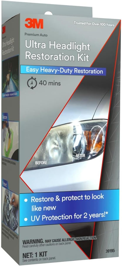 3M Ultra Headlight Restoration Kit: A Game-Changer for Faded Headlights