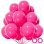 110pcs Black Balloon 12 inch, Black Latex Balloons for Birthday Party Baby Shower Wedding(with 2 Ribbons).