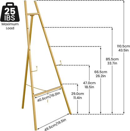 Gold Easel Stand for Sign: Elevate Your Display Game