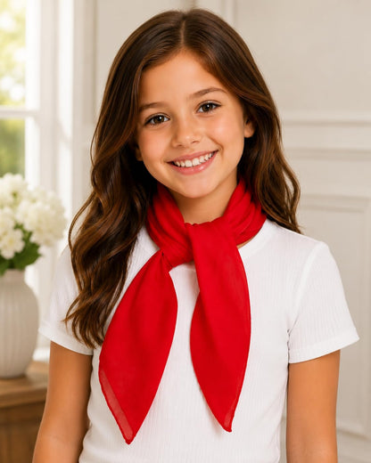 Skeleteen Chiffon Head Neck Scarf - A Simple yet Chic Accessory
