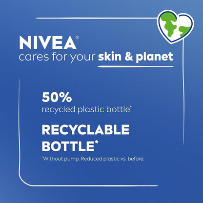 NIVEA Kakaobutter 72h Feuchtigkeitspflegende Body Lotion für trockene Haut, Körperlotion mit Hyaluronsäure und Kakaobutter, Nicht fettend und schnell einziehend, 625 ml Flasche