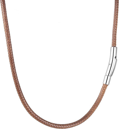 28.0 InchesBrown 3mm With 5mm Clasp