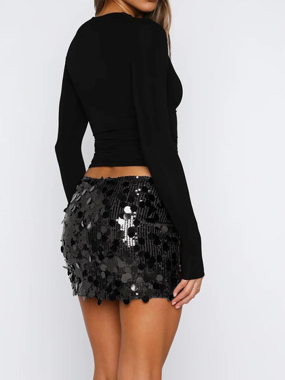 Danysu Dehnbare Mini Skorts Mid Waist Rock mit Shorts Seitenschlitz 2025 Sport Alltag Ausgeh-Outfits