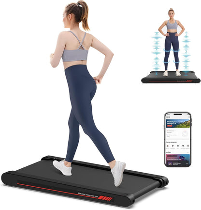 Sperax Walking Vibration Pad, 4 in 1 Treadmill, Walking Treadmill Pad for Home, Treadmills with Remote Control and APP