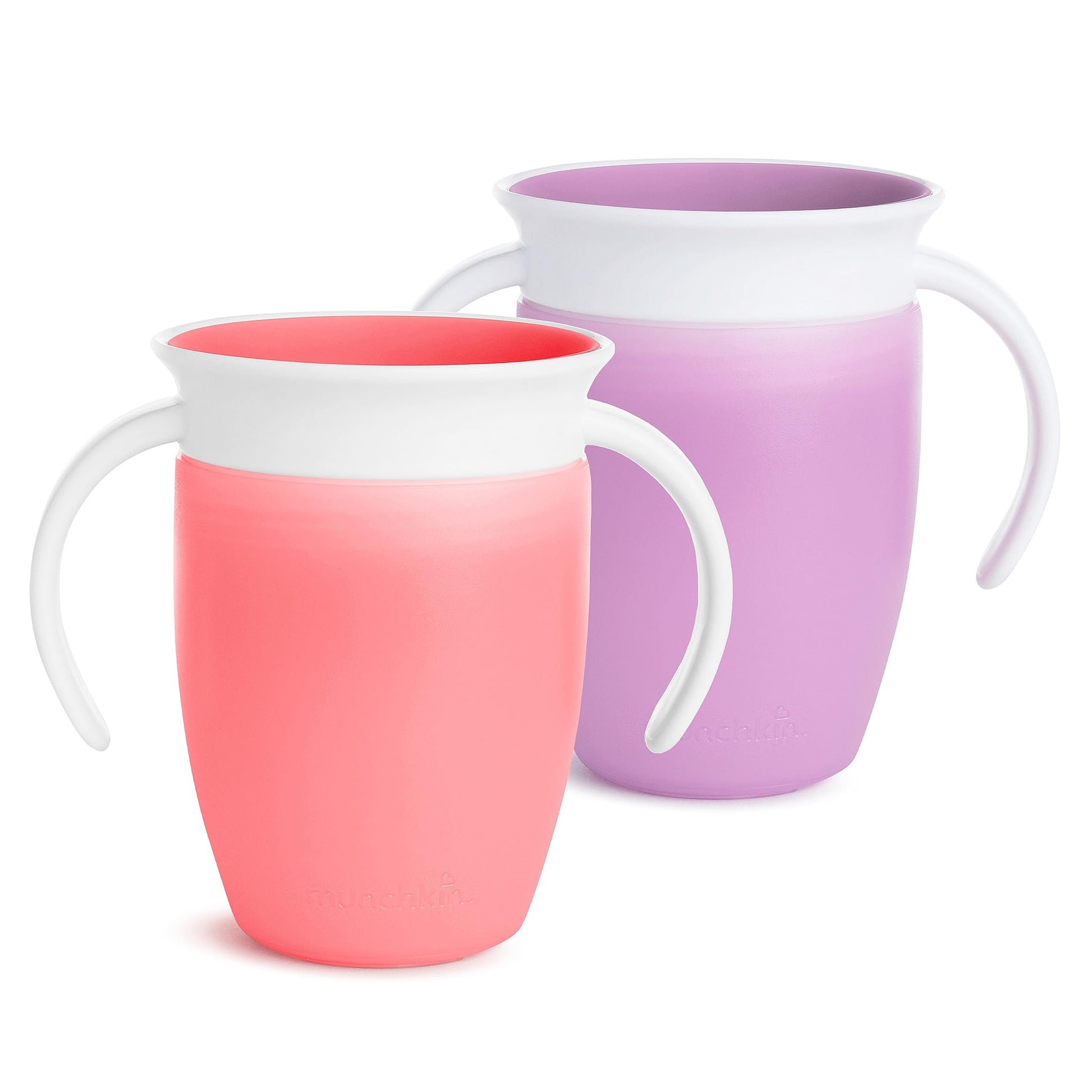 Munchkin Miracle 360˚ Trainer Sippy Cup with Handles, Spill Proof, 7 Ounce, Blue, 1 Pack