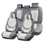 Coverado Car Seat Covers 5 Pieces, Full Set Universal Seat Covers for Cars, Waterproof Nappa Leather Auto Seat Protectors with Head Pillow, Car Interiors Fit for Most Sedans SUV Pick-up Truck, Black