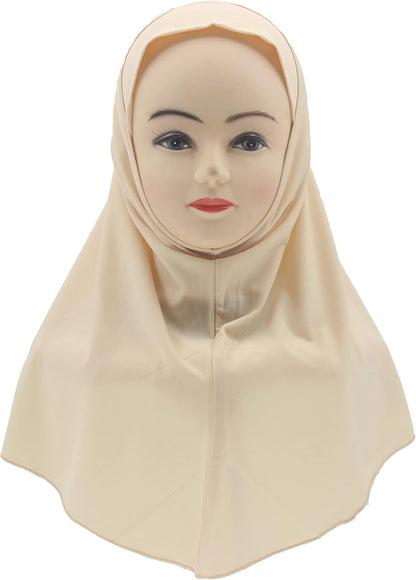 Mädchen Hijab Muslim Kinder Kopftuch Uni für 6-11 Jahre Fertig zum Tragen