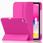 iMieet Case for iPad (A16)/iPad 10th Generation [11-Inch 2025/10.9 Inch 2022], Trifold Stand Smart Cover with Pencil Holder and Soft TPU Back, Supports Touch ID(Black)