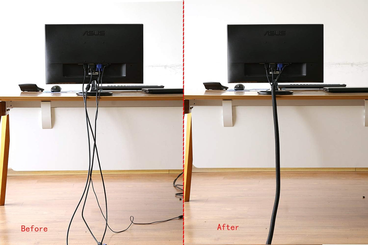 Alex Tech Cord Protector Wire Loom Tubing - A Simple Solution to Cable Chaos