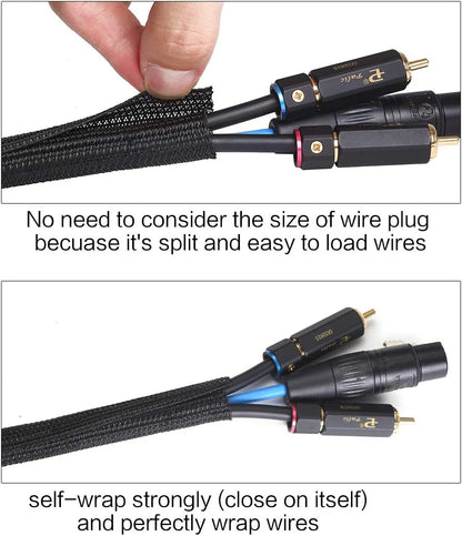 Alex Tech Cord Protector Wire Loom Tubing - A Simple Solution to Cable Chaos