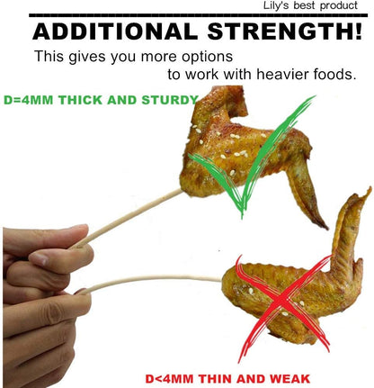 Natural Bamboo Skewers for Every Occasion