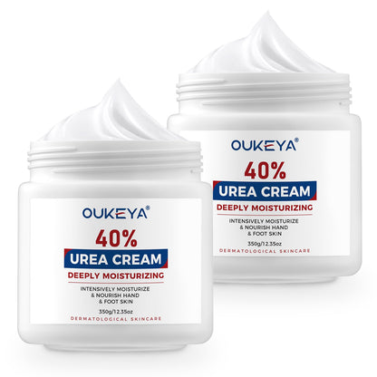 OUKEYA Urea Cream 40 Percent,Foot & Hand Cream for Dry Cracked,Urea Lotion for Feet Maximum Strength