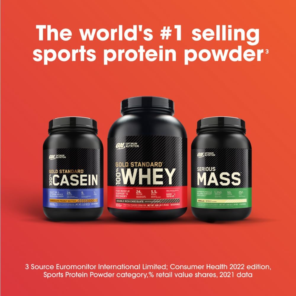 Optimum Nutrition Serious Mass Gainer Protein Powder, Banana, 12 Pound