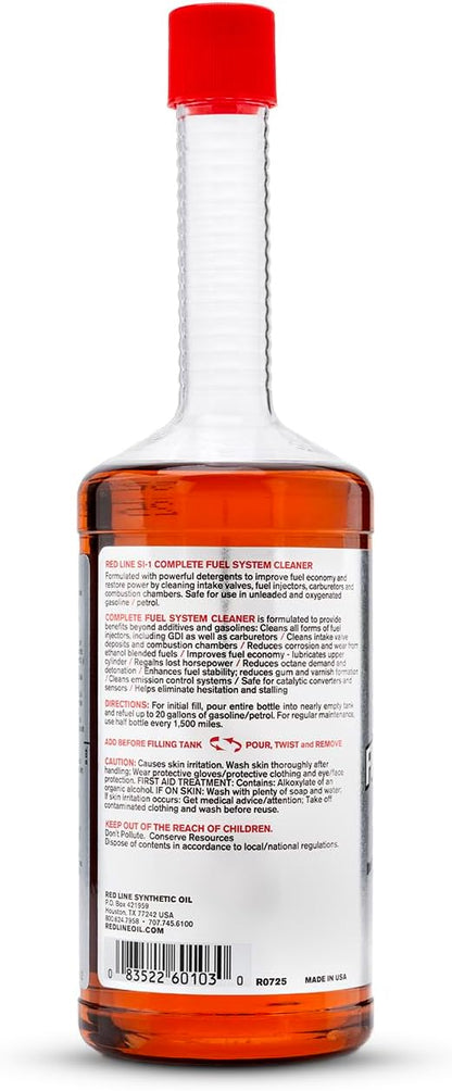 Red Line 60103 SI-1 Complete Fuel System Cleaner: A Game-Changer for Your Engine