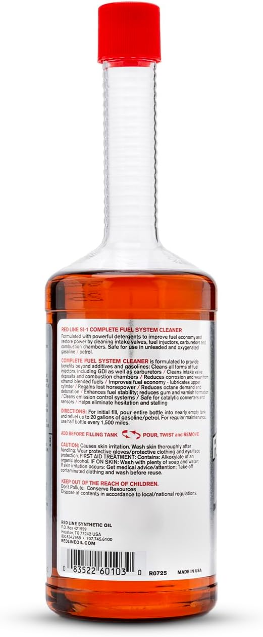 Red Line 60103 SI-1 Complete Fuel System Cleaner: A Game-Changer for Your Engine