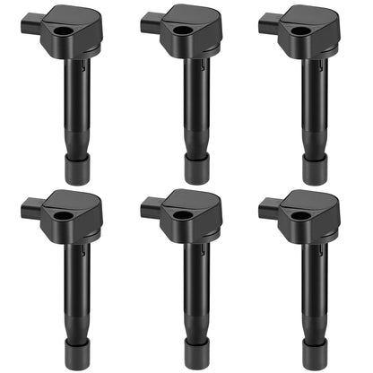BDFHYK Ignition Coil Pack UF648 and Iridium Spark Plug 97390 Compatible with Jeep Grand Cherokee 2011-2015 Jeep Wrangler Dodge Charger Grand Caravan 2016 Chrysler 200 300 Jeep Coil Pack 3.6L Set of 6