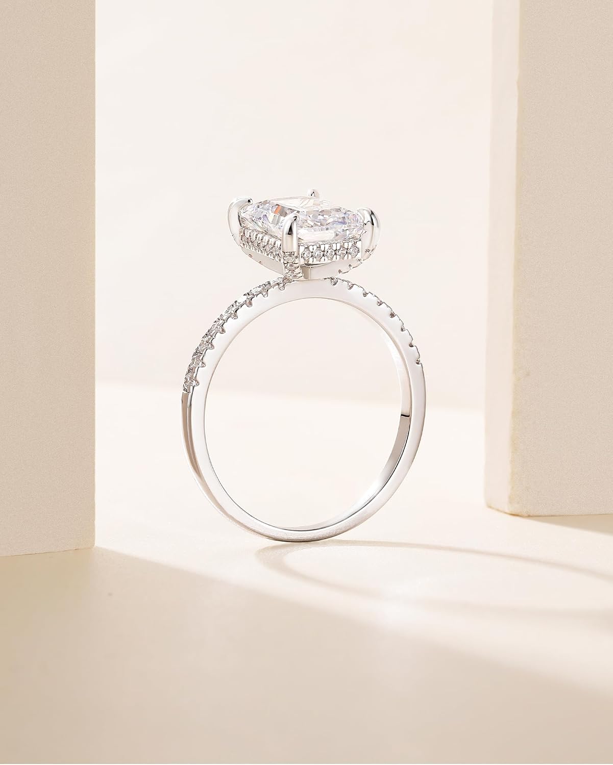 TIGRADE 3CT Engagement Ring Review: A Stunning Emerald Cut CZ Ring