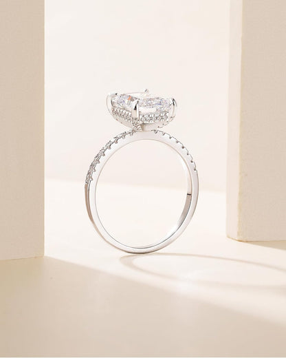 TIGRADE 3CT Engagement Ring Review: A Stunning Emerald Cut CZ Ring