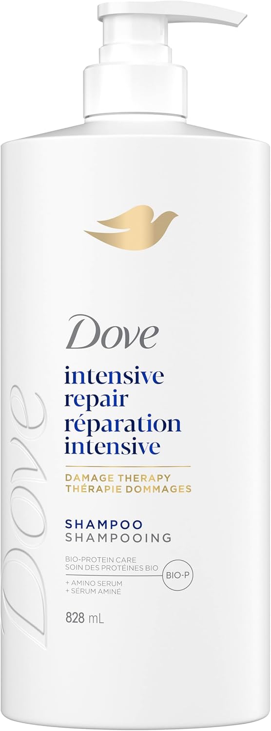Dove Intensive Repair Shampoo for Damaged Hair with Liquid Bio-Protein Care, 828 ML